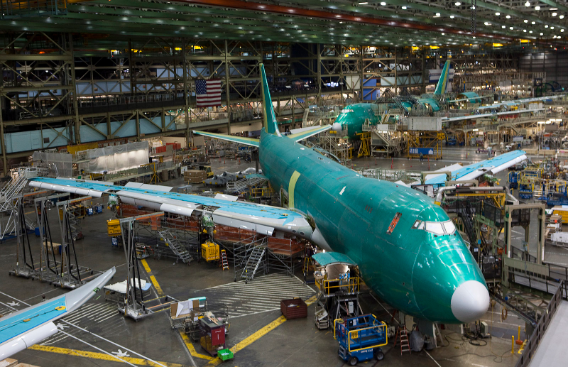 Illustration for article titled The Stunning Factory Porn Of Aircraft Assembly Lines